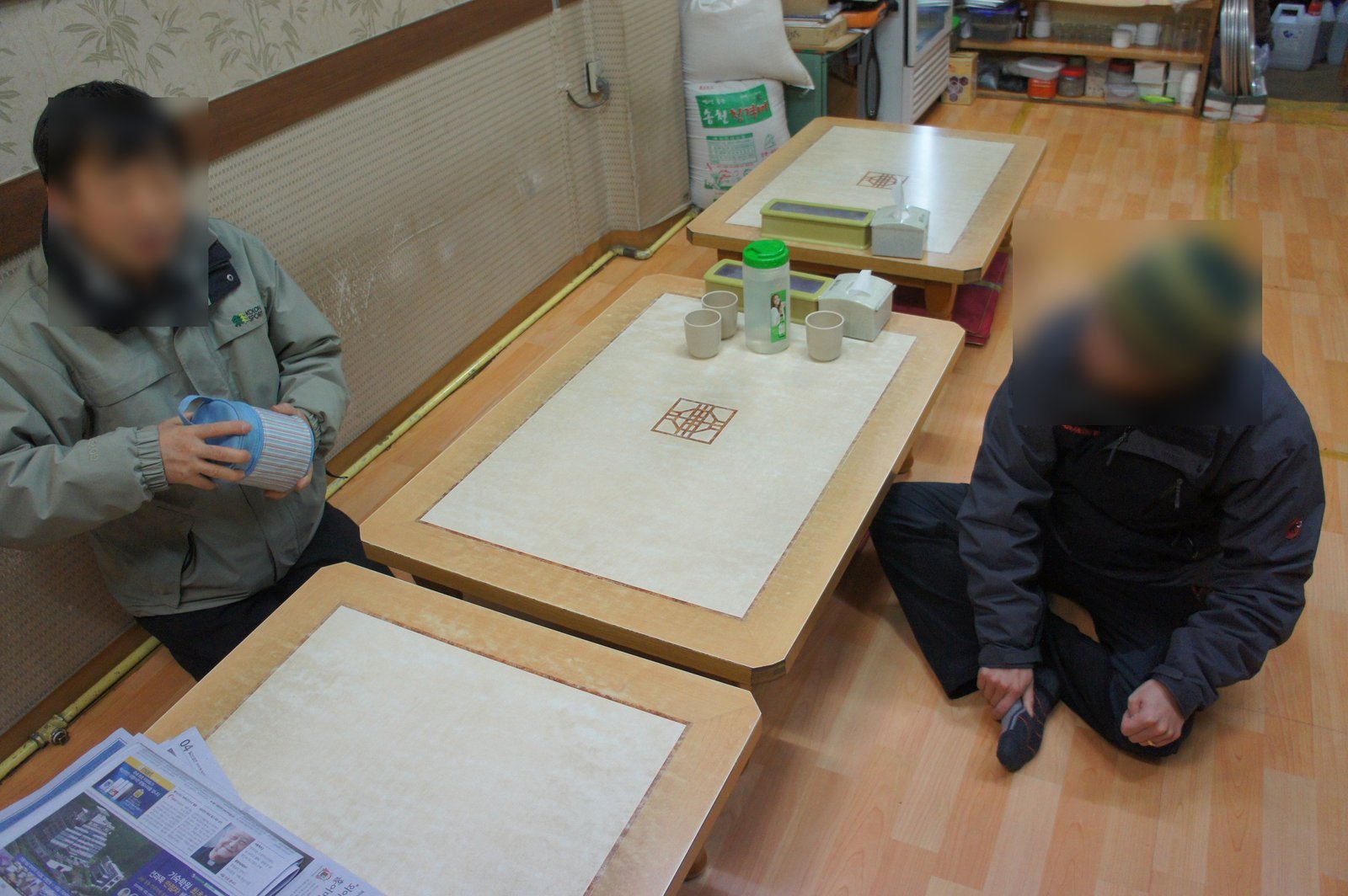 덕유산 능선, 형님들과 걸은 눈길 사진 1