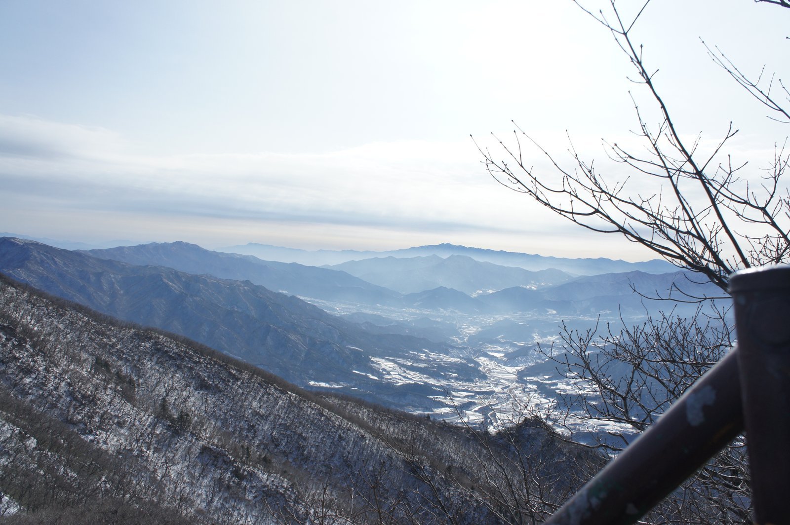 덕유산 능선, 형님들과 걸은 눈길 사진 8