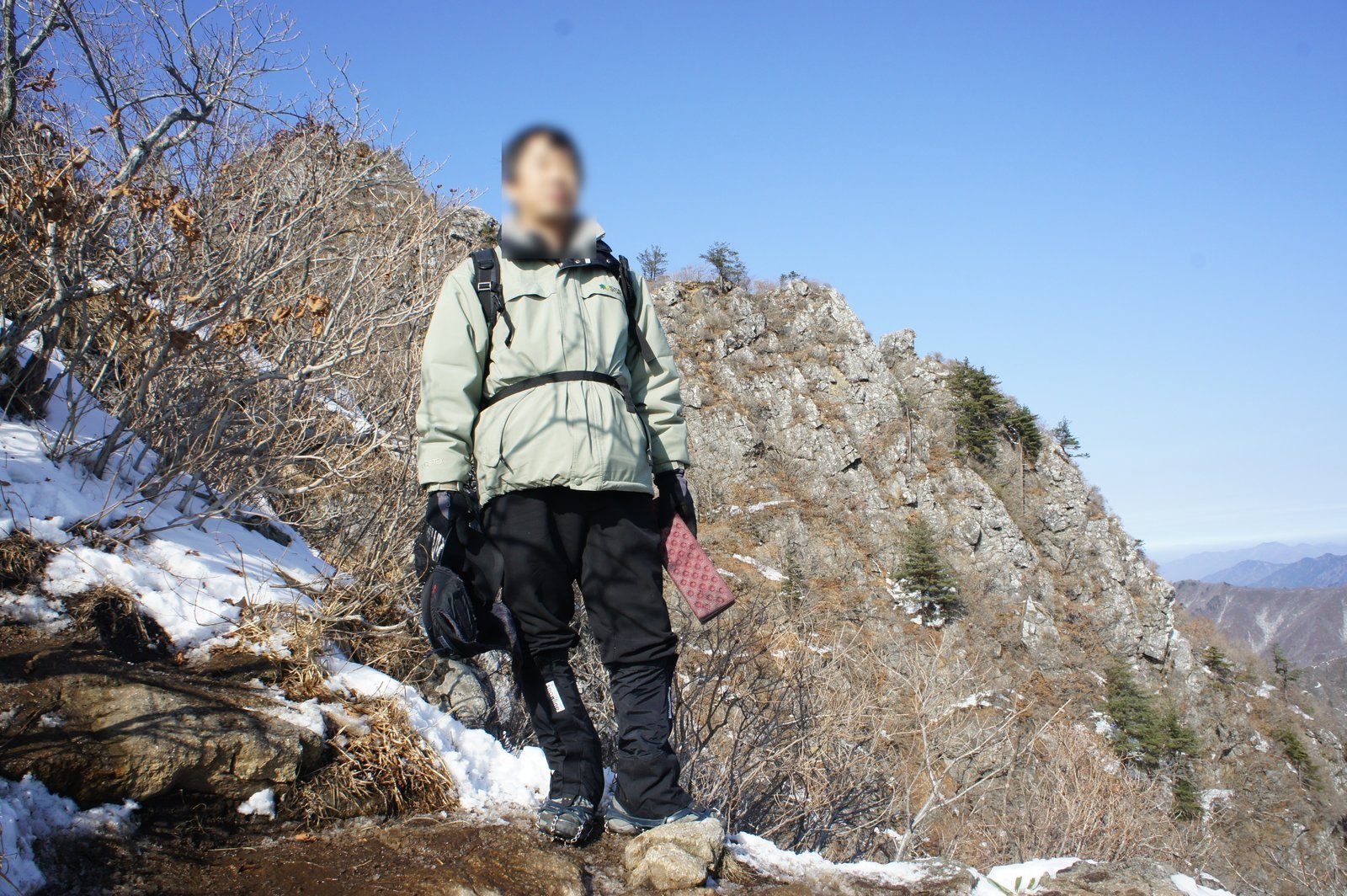 덕유산 능선, 형님들과 걸은 눈길 사진 11