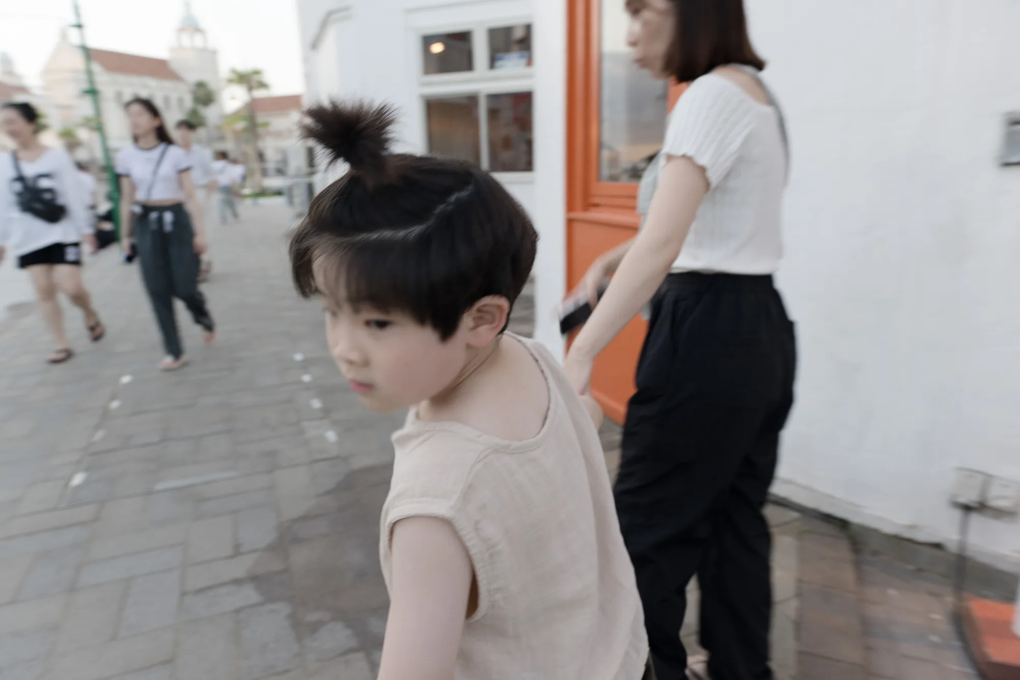 모모치 해변 산책로 사진